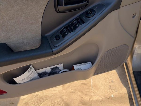 01-03 Elantra Driver Left Front Door Trim Panel With Master Switch Beige Gray Ze — photo 10