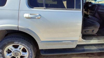 2002 Ford Explorer Rear Door RH Silver Ts