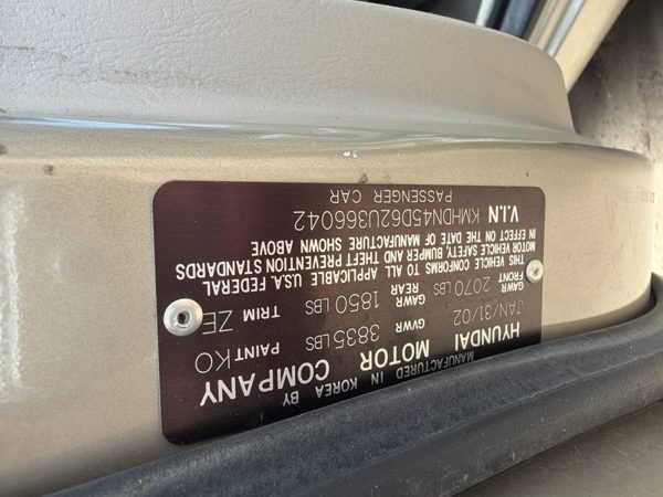 2002 Hyundai Elantra Air Pump 2.0L — photo 10