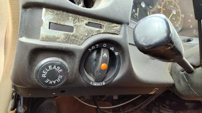 1979-1985 Mercedes 300Td Headlight Switch Control Knob Buttons Dash Oem