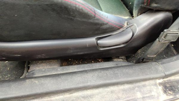 02-05 Honda Civic Hatchback Si Driver Left Side Seat Trim Panel Oem Black Bk — photo 4