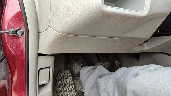 2010-2014 Honda Insight Lower Dash Under Column Knee Bolster Trim Panel Oem Tan — photo 2