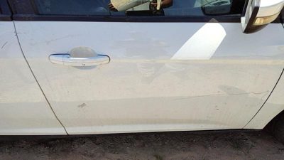 2014 Ford Focus Front Door RH White Yz