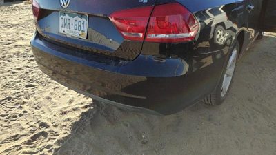 2012-2015 Vw Passat Rear Bumper Cover Assembly Oem Back Black A1 561807421Dgru