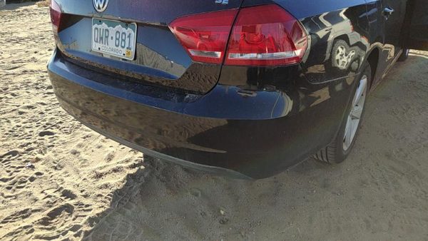 2012-2015 Vw Passat Rear Bumper Cover Assembly Oem Back Black A1 561807421Dgru — photo 1