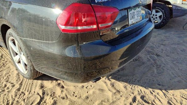 2012-2015 Vw Passat Rear Bumper Cover Assembly Oem Back Black A1 561807421Dgru — photo 6