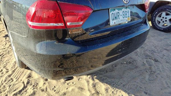 2012-2015 Vw Passat Rear Bumper Cover Assembly Oem Back Black A1 561807421Dgru — photo 5