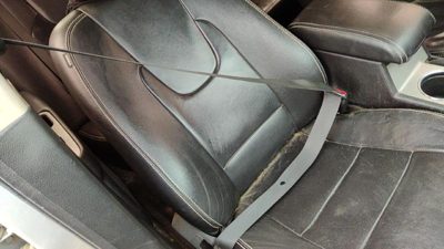 11-12 Ford Fusion Passenger Right Front Seat Belt Retractor Shoulder Charcoal Fw