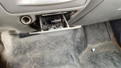 1999 F250 Super Duty Ash Tray Assembly Oem Slide Out Dash Gray
