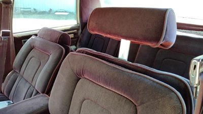 82-91 Buick Century Pair Of Headrests Oem Left Right Set Seat Red