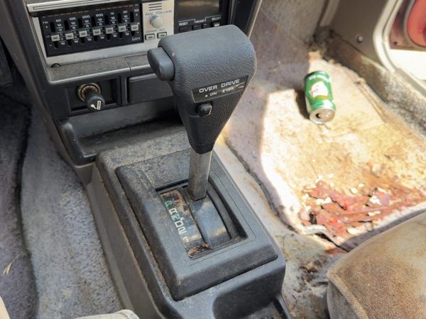 85-88 Maxima Floor Shifter Lever Assembly Shift Unit Automatic Transmission Gray — photo 1