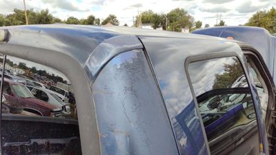 1999-2004 F350 Powerstroke Passenger Right Rear Moulding On Cab Corner Oem Blue