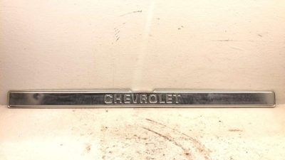 1973-1980 Chevy C10 K10 Tailgate Finish Panel Tail Gate Trim Chrome Oem 00345806