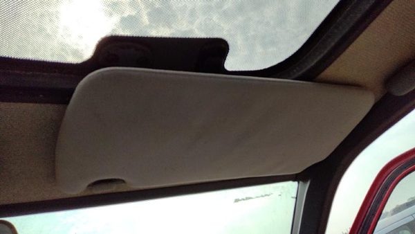 1992-1995 Nissan Pathfinder Passenger Right Sun Visor Oem Gray — photo 1