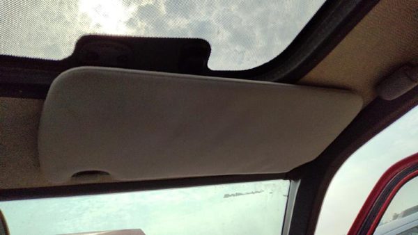 1992-1995 Nissan Pathfinder Passenger Right Sun Visor Oem Gray — photo 3