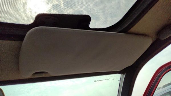 1992-1995 Nissan Pathfinder Passenger Right Sun Visor Oem Gray — photo 2