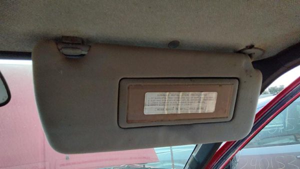 1992-1995 Nissan Pathfinder Passenger Right Sun Visor Oem Gray — photo 5