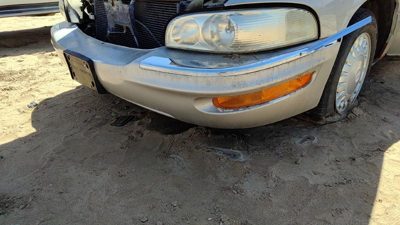 1997-2005 Park Ave Ultra Front Bumper Cover Assembly Oem Silver 25651624