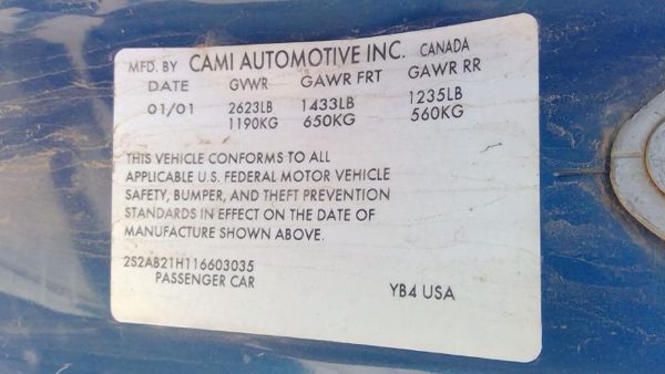 2001 Suzuki Swift — vehicle photo 5