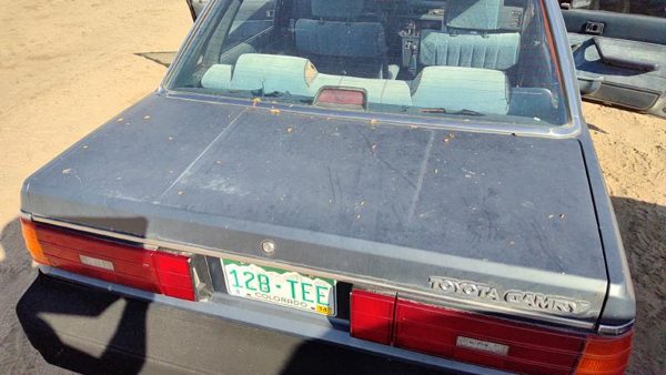 1986 Toyota Camry Trunk/decklid/hatch/tailgate Gray — photo 5