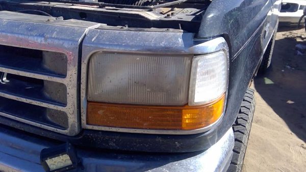 92-96 Ford Bronco Complete Driver Left Front Headlight Turn Signals Chrome Trim — photo 2