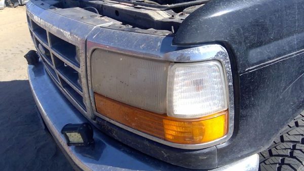 92-96 Ford Bronco Complete Driver Left Front Headlight Turn Signals Chrome Trim — photo 4