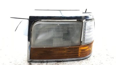 92-96 Ford Bronco Complete Driver Left Front Headlight Turn Signals Chrome Trim