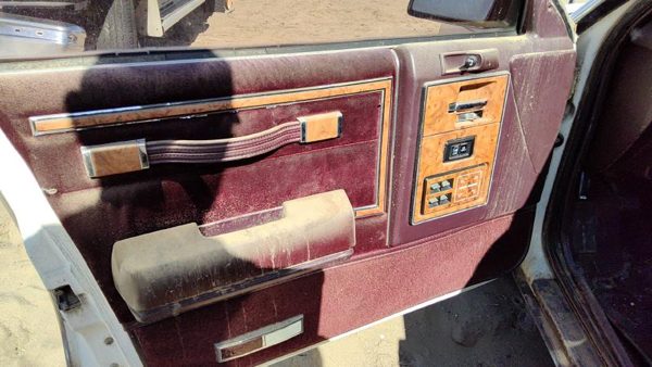 1989 Buick Century Driver Left Front Inside Door Trim Panel Only Oem Red — photo 3