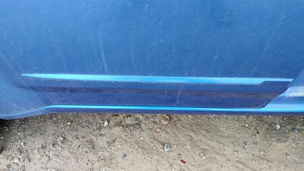 08-14 Avenger Passenger Right Rear Moulding From Door Back Trim Strip Blue Pbd — photo 1