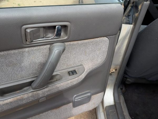 1990-1994 Subaru Legacy Driver Left Rear Door Trim Panel With Switches Back Gray — photo 8