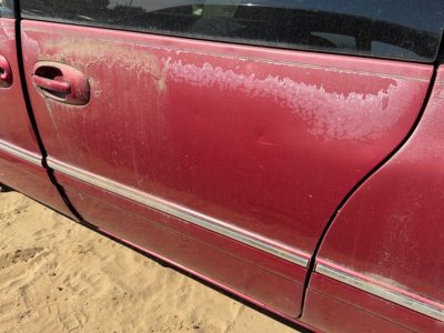 1996 Chrysler Town and Country Rear Door LH Candy Apple Red PH2