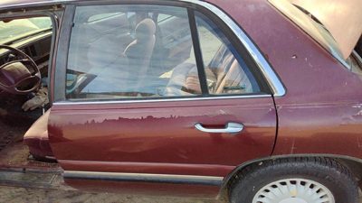 1998 Buick LeSabre Rear Door LH 51B Bordeaux Red 25652564