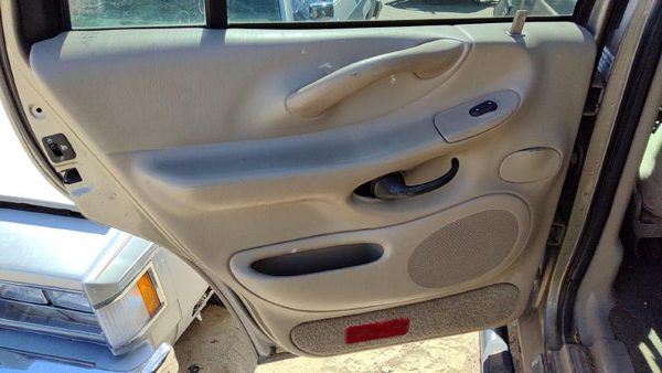 00-02 Ford Expedition Driver Left Rear Door Trim Panel With Switches Back Tan Fh — photo 1
