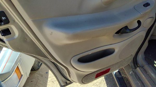 00-02 Ford Expedition Driver Left Rear Door Trim Panel With Switches Back Tan Fh — photo 7