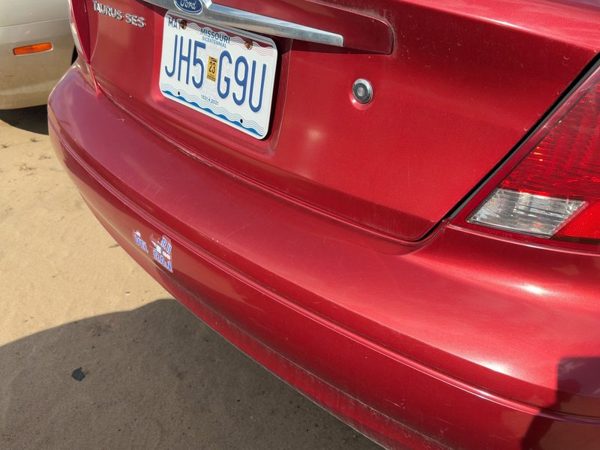 2000-2003 Ford Taurus Rear Bumper Cover Assembly Oem Back Sedan Red 2F1Z17K835Ca — photo 4