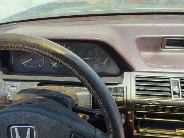 1989 Honda Accord Lx Steering Wheel Oem Maroon — photo 3