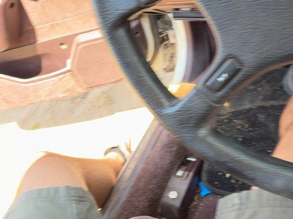 1989 Honda Accord Lx Steering Wheel Oem Maroon — photo 5