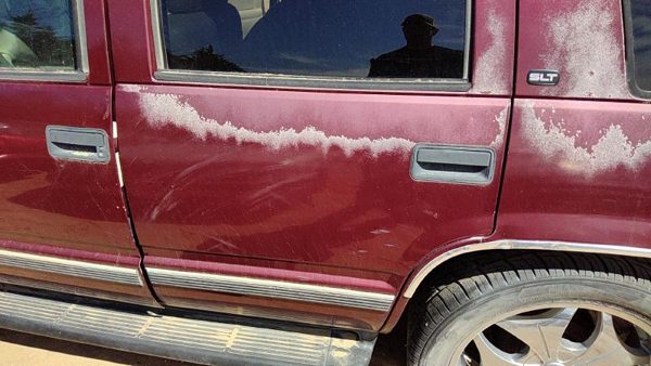 1999 GMC Yukon Rear Door LH Maroon — photo 4