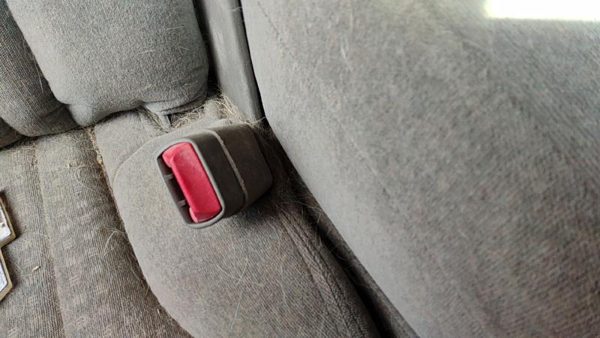 1998-2001 S10 Blazer Driver Left Front Seat Belt Buckle Receiver Oem Gray 92H — photo 2