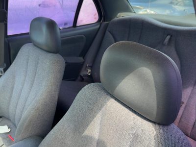 00-02 Cavalier Pair Of Front Headrests Oem Left Right Set Seat Graphite 12C