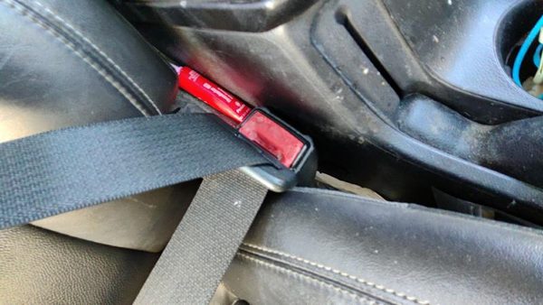 11-13 Chevy Cruze Passenger Right Front Seat Belt Buckle Receiver Oem Black Afo — photo 3
