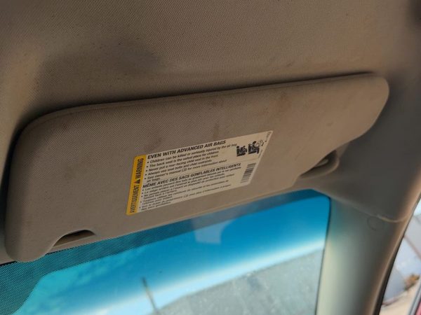 06-16 Chevy Impala Passenger Right Sun Visor Oem Without Illumination Ebony 19C — photo 1