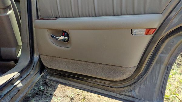 97-03 Buick Park Ave Passenger Right Rear Door Trim Panel With Switches Back Tan — photo 4