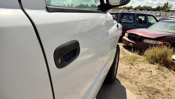 2001 Dodge Ram 1500 Front Door RH Man Wnd Man Lock White — photo 3