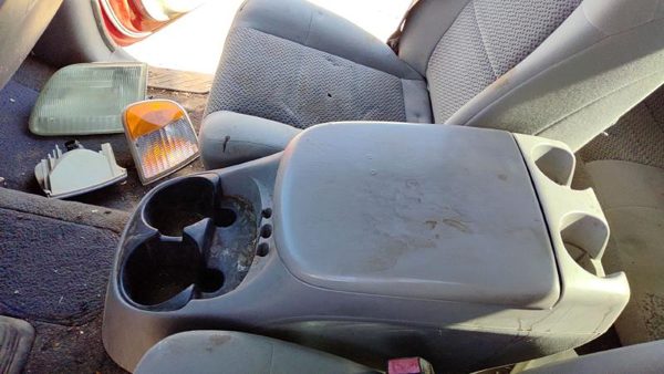 2001-2004 Ford F150 Center Console Assembly Oem Arm Rest Fold Down Gray — photo 1
