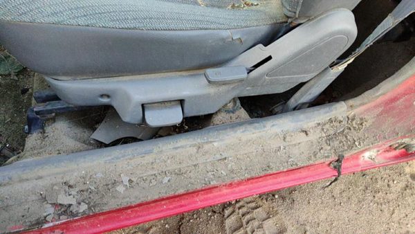 94-97 Ford Aspire Driver Left Side Seat Trim Panel Oem Gray — photo 3