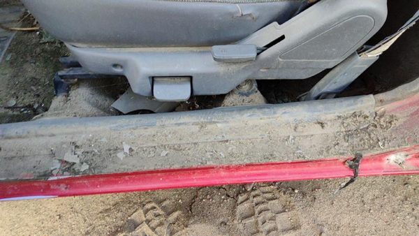 94-97 Ford Aspire Driver Left Side Seat Trim Panel Oem Gray — photo 1