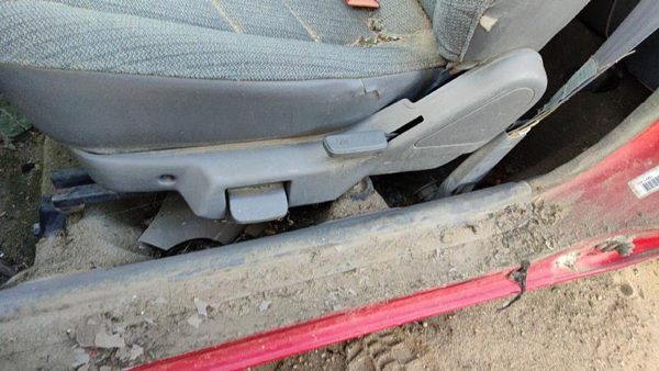 94-97 Ford Aspire Driver Left Side Seat Trim Panel Oem Gray — photo 4