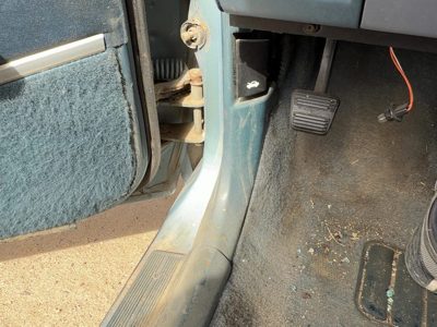1986-1991 Olds 88 Driver Left Lower Kick Trim Panel Oem Blue