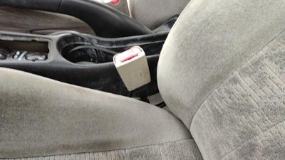 1999-2002 Saturn Sl2 Driver Left Front Seat Belt Buckle Receiver Oem Gray